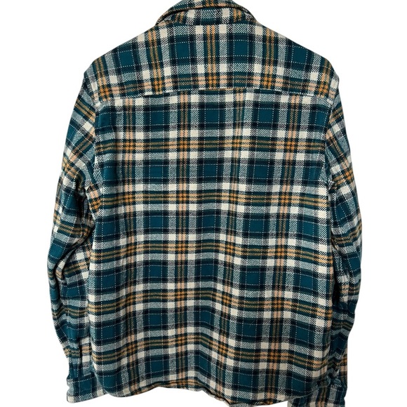 Timberland Men's Large Green Lumberjack Flannel Button-Up Shirt! Size Medium - Picture 11 of 12